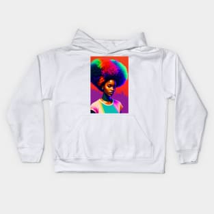 Black History Month Black Woman Kids Hoodie